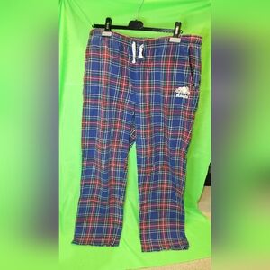 Roots Blue and Red Plaid Pajama Pants